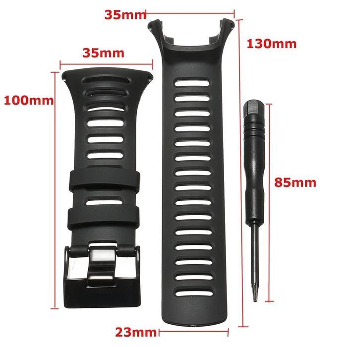 New Collection Strap Tali Jam Tangan Suunto Ambit 1 2 3 Original Oem Hitam - SUUNTO AMBIT