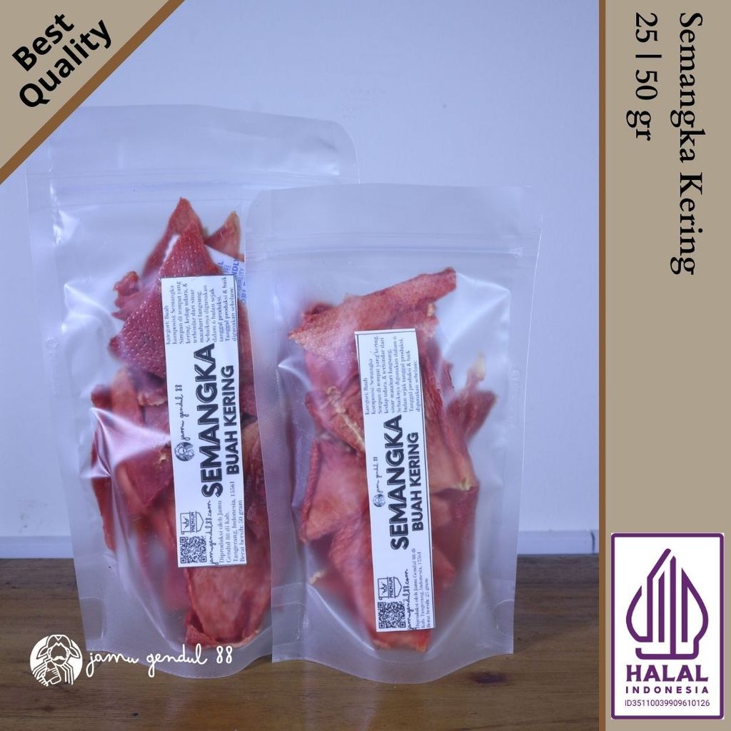 Semangka Kering Iris Dried Watermelon untuk Infused Water & Tea Blending - Buah Kering JamuGendul88