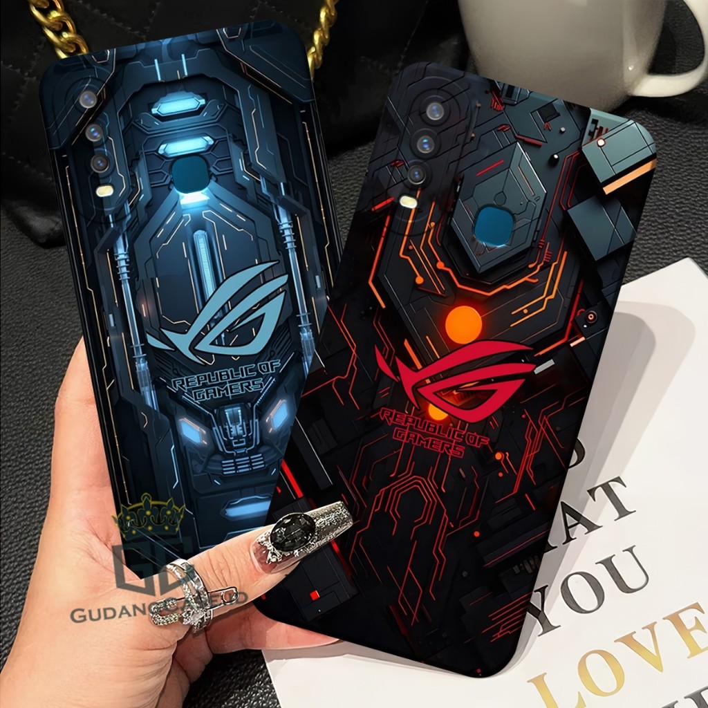Casing Hp Vivo Y12 Y15 Y17 Y19 Y15S Y12S Y20 Y20S Y30 Y30i Y50 Case Gamers Silikon Pelindung Kamera