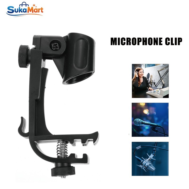 Holder Mic Stand Pro Musisi - Sistem Klem Cepat untuk Peralatan Kendang/Djembe Bahan Tahan Beban 5KG