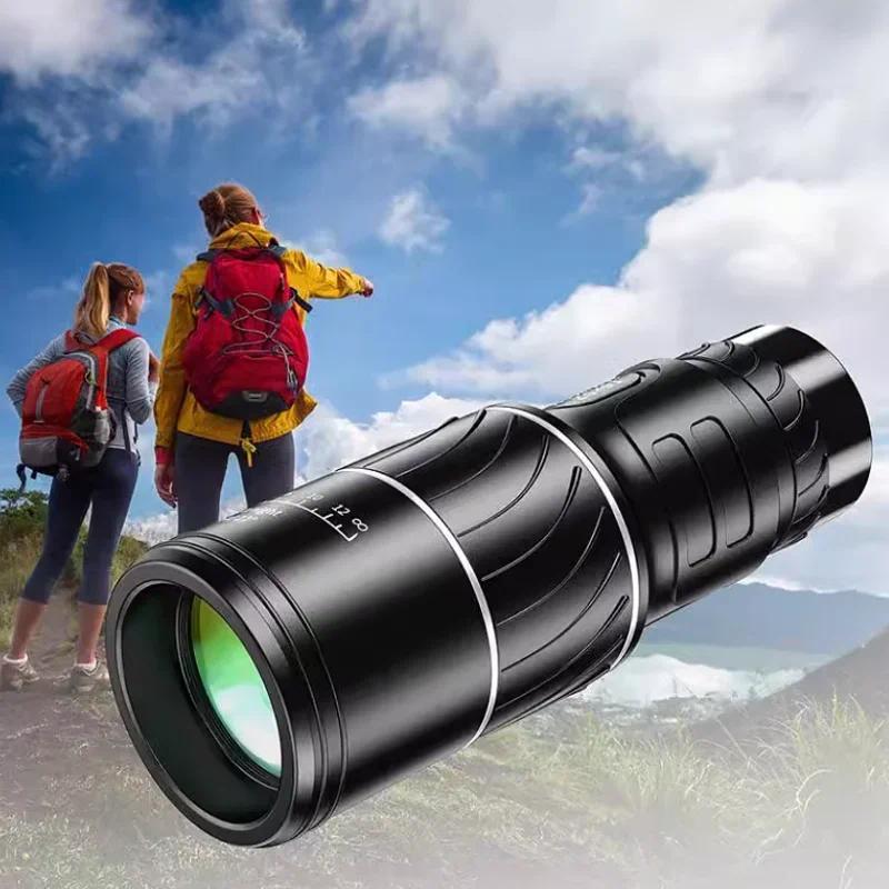 16X52 Monocular Telescope HD Zoom Powerful Monocular Telescope Portable Remote Telescope Hunting Cam