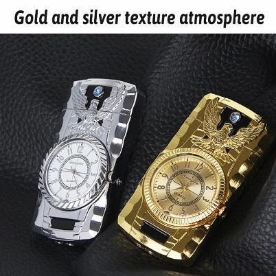 Korek Api Las+Jam Korek Jam Korek Unik Souvenir Antik dan Elegan/Korek - Gold