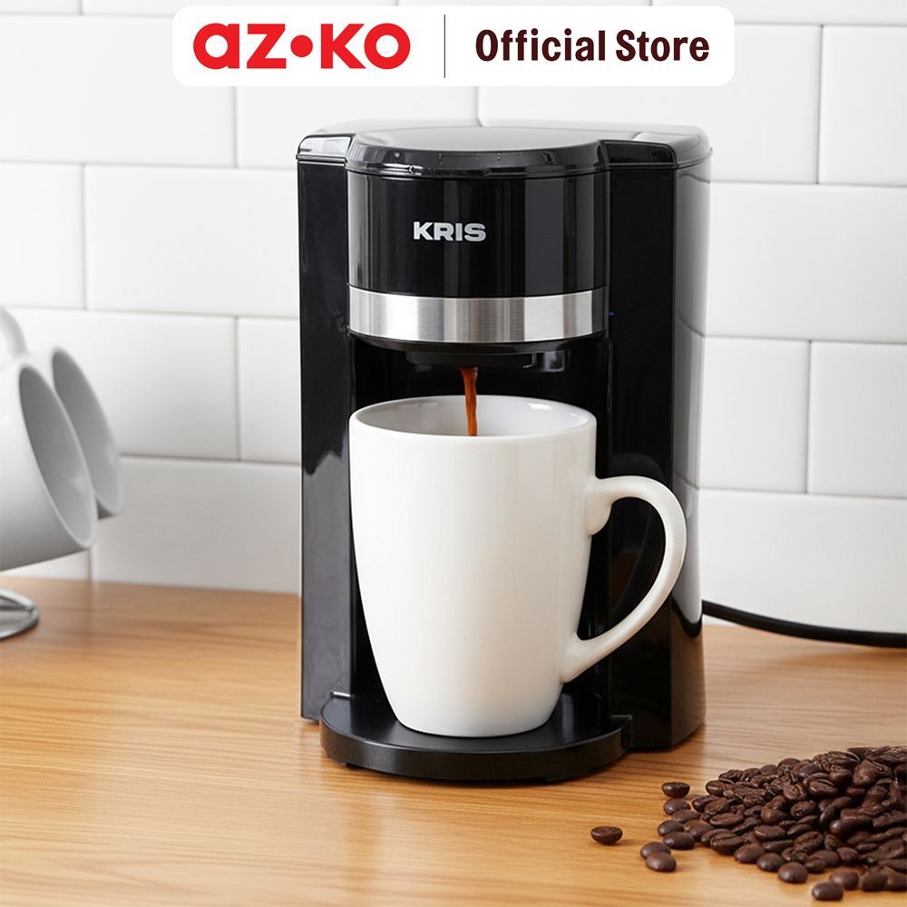 AZKO Kris 125 ml Coffee Maker 350 watt Mesin Pembuat Kopi Peralatan Minum Espresso Machine