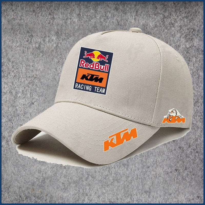 Topi Baseball Kolaborasi KTM dan Red Bull, Unisex, Tim Balap Motor, Topi Pelindung Matahari untuk Pe