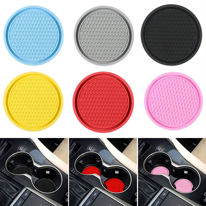 2PCS Car Coaster Water Cup Mat For Jetour T2 T3 X70 X70SMX90 PLUS Dashing X-1 X95 L6 i-DM Waterproof