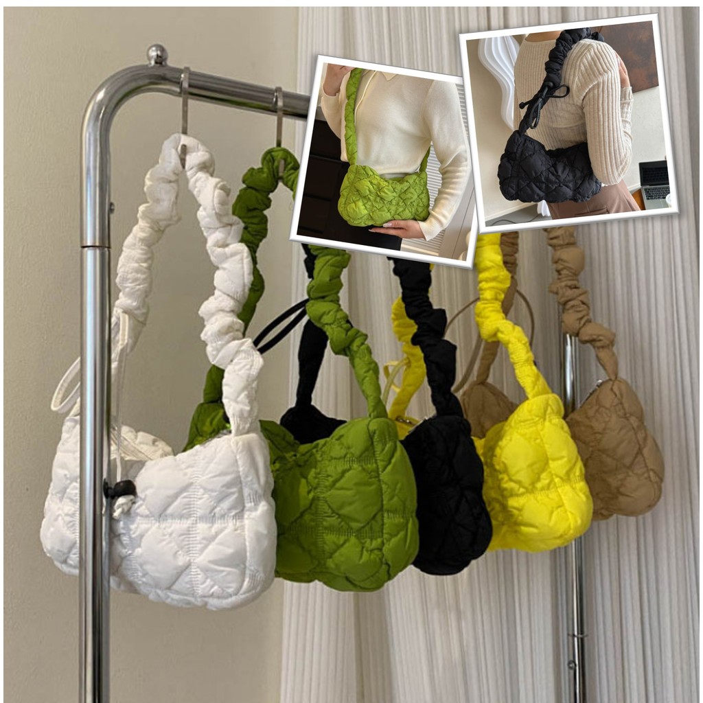 T6153 Tas Selempang Puffy Adjustable / Shoulder Bag Puffy / Puffy Sling Bag / Aesthetic Adjustable P