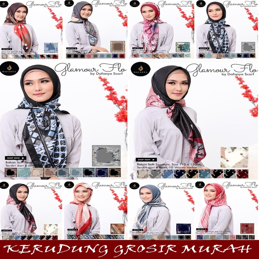 glamour flo dafanya Hijab glamour hijab pesta