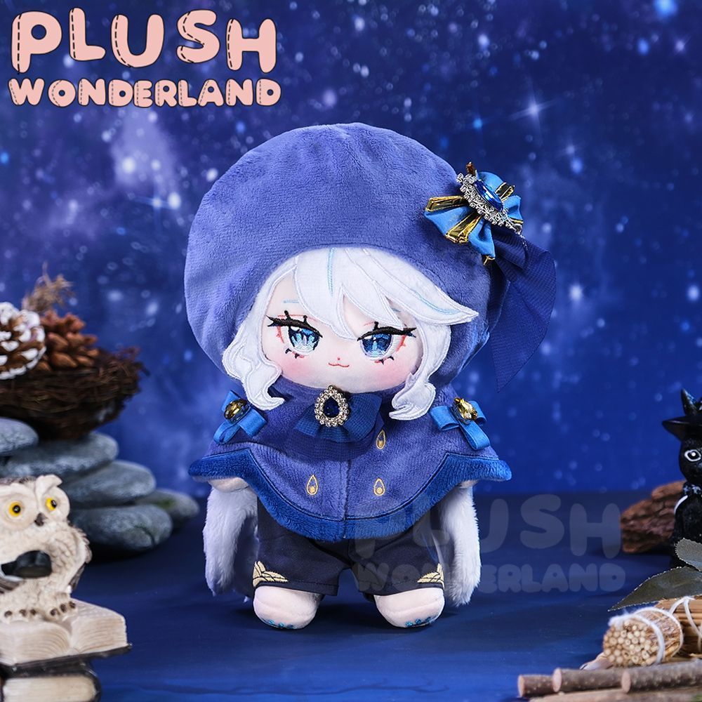 20cm Anime Doujin Genshin Impact Furina De Fontaine Rosaria Cotton Doll Body Figures Plushies Dress 