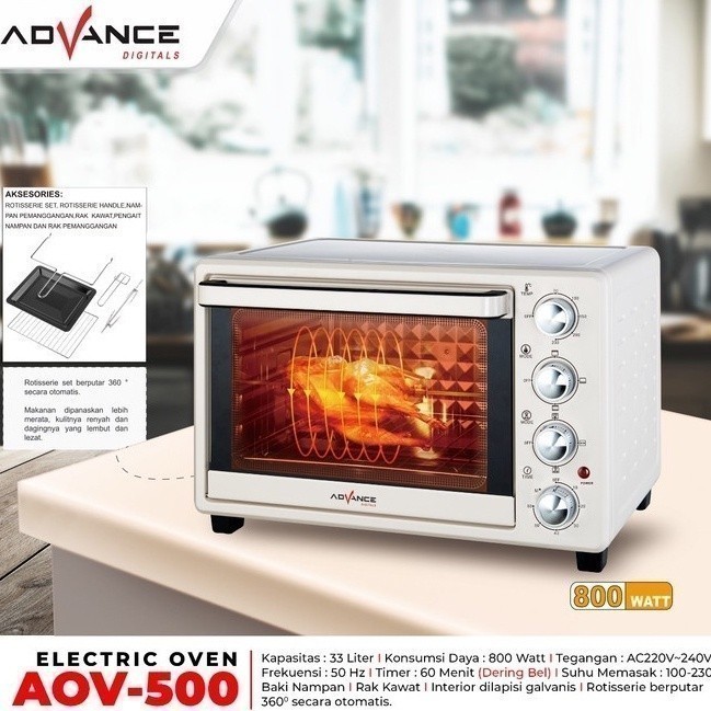 OVEN ELECTRIC ADVANCE AOV 500 - 33L / oven advance AOV 500