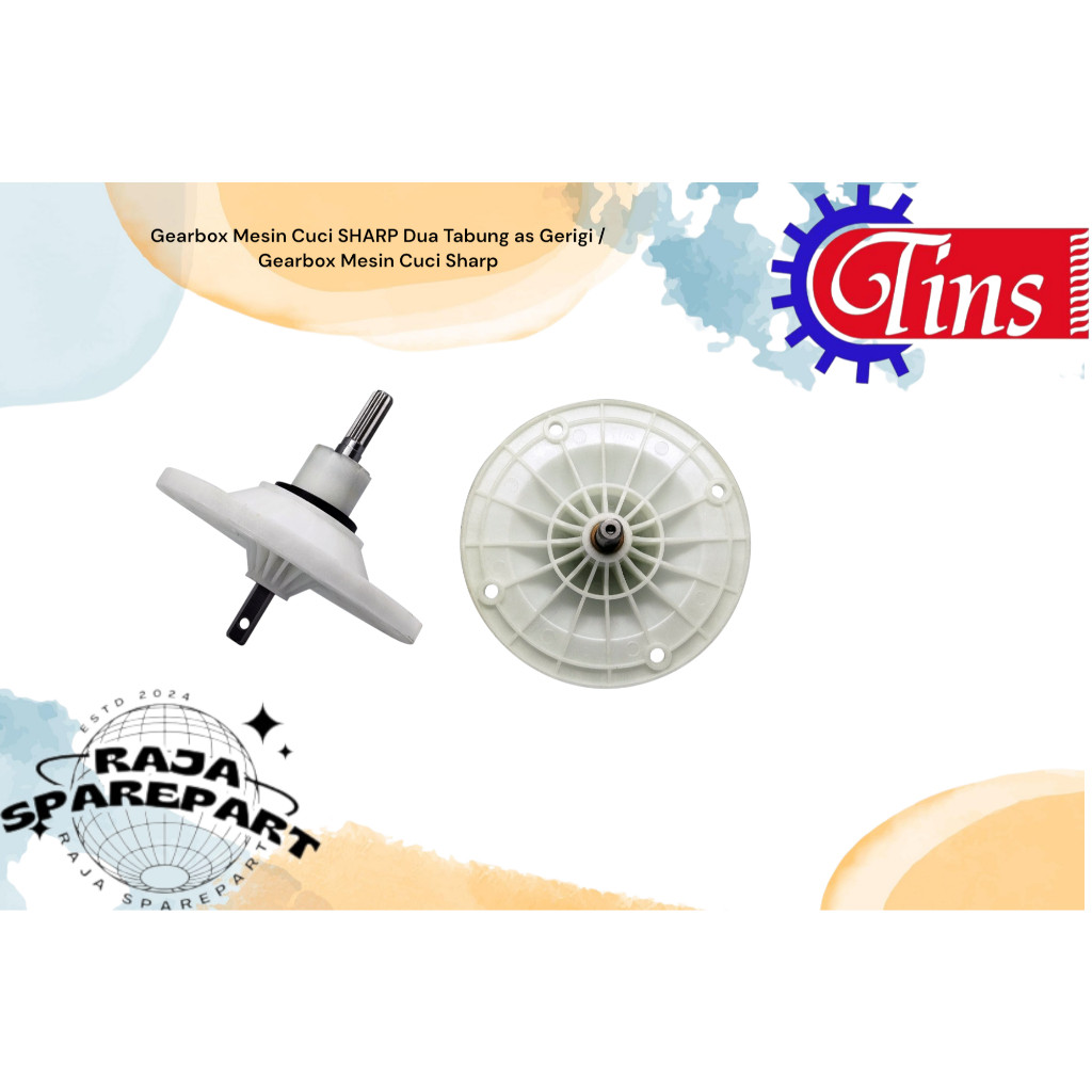 Gearbox Mesin Cuci SHARP Dua Tabung as Gerigi / Gearbox Mesin Cuci Sharp