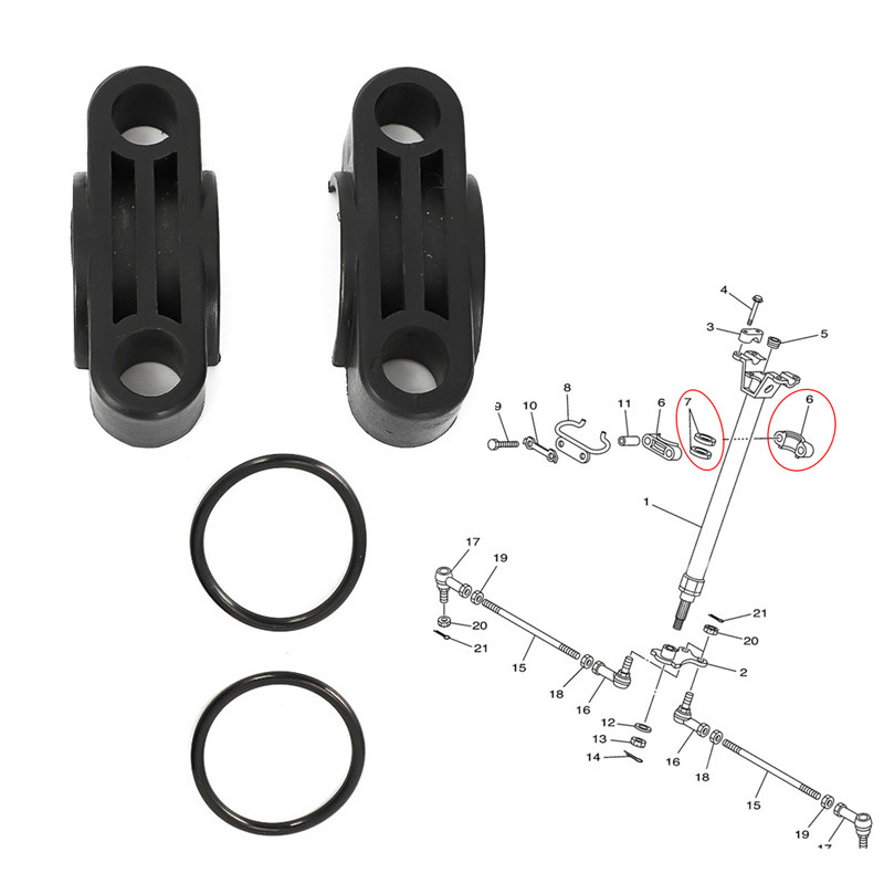 Steering Stem Bushing And Seal Kit for Yamaha Blaster 200 YFS200 Yfs 200 1988-06