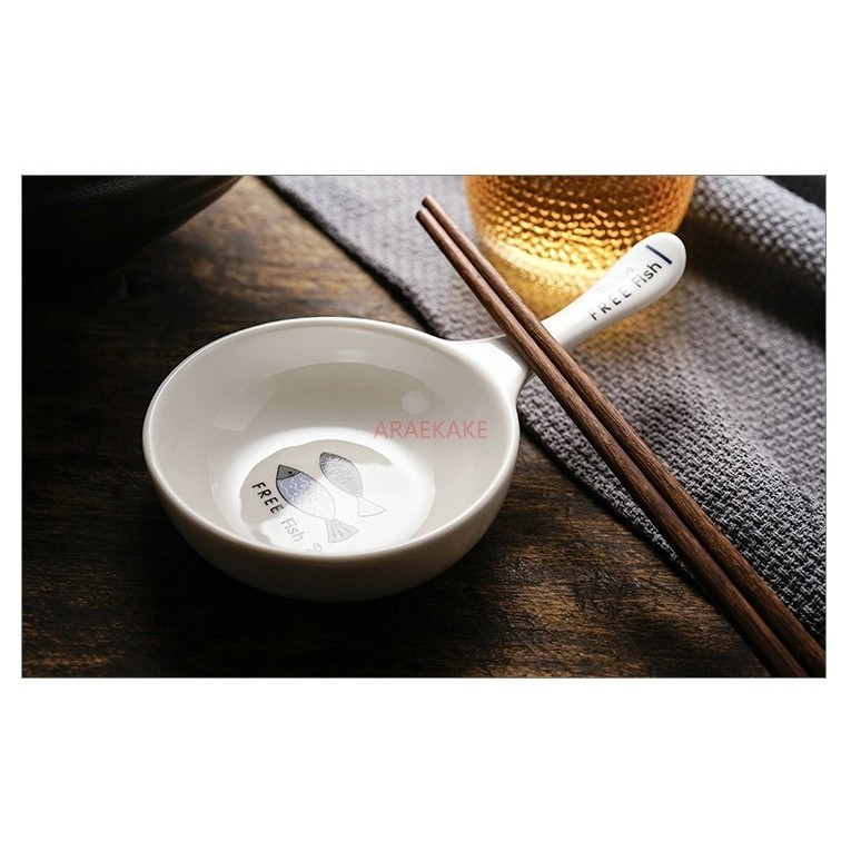 Luosifen magic ware creativity pure white ceramic seasoning plate seasoning plate seasoning small pl