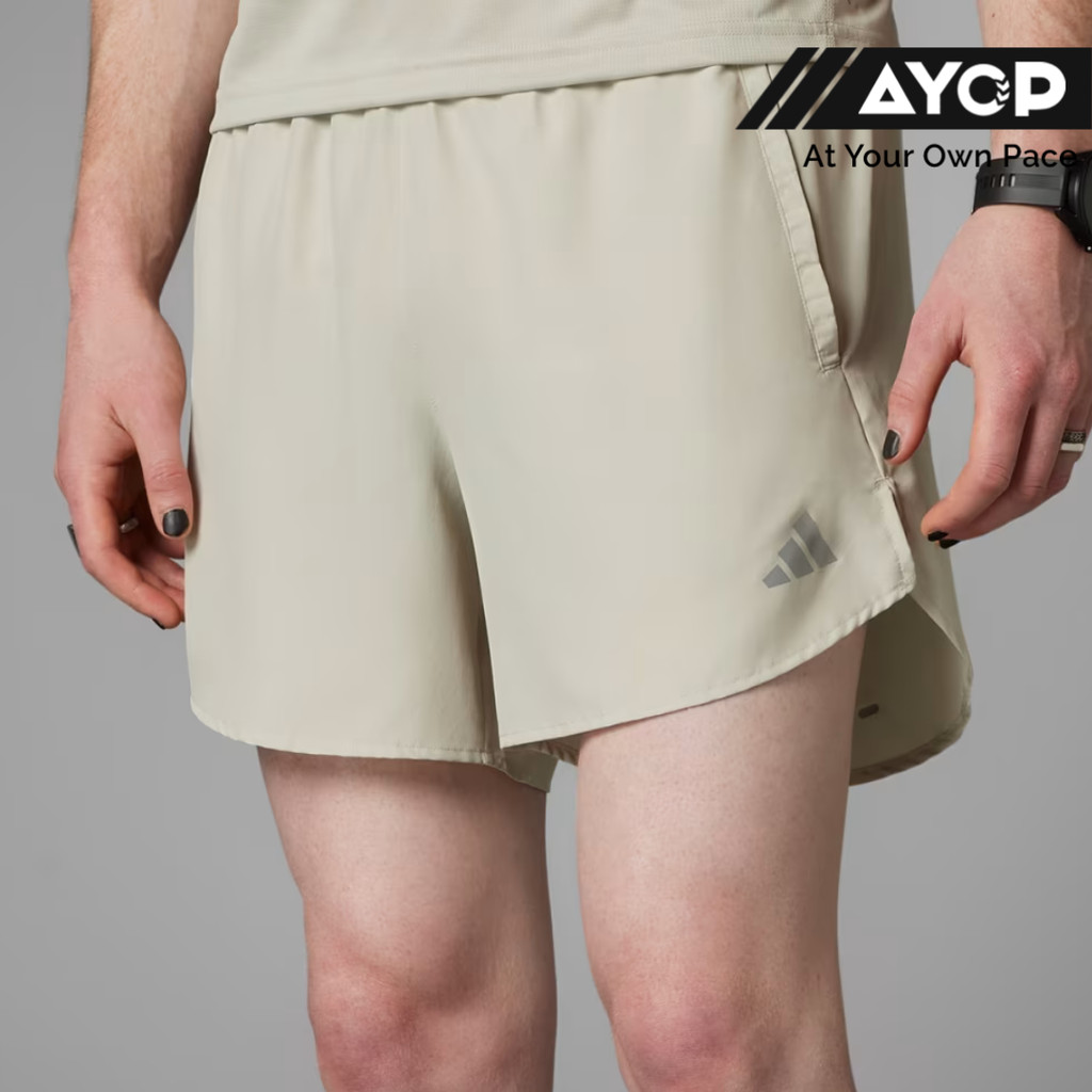 Adidas Run It Men's Running Shorts - Putty Grey