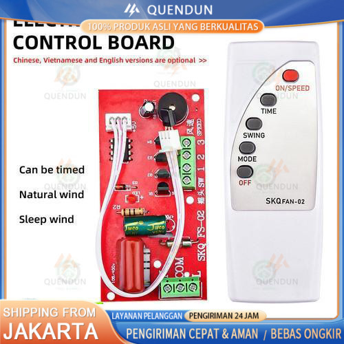 COD Modul + Remot universal Kipas Angin Modul Pcb Kipas Angin Yundai / Arashi / Maspion / Cosmos / M
