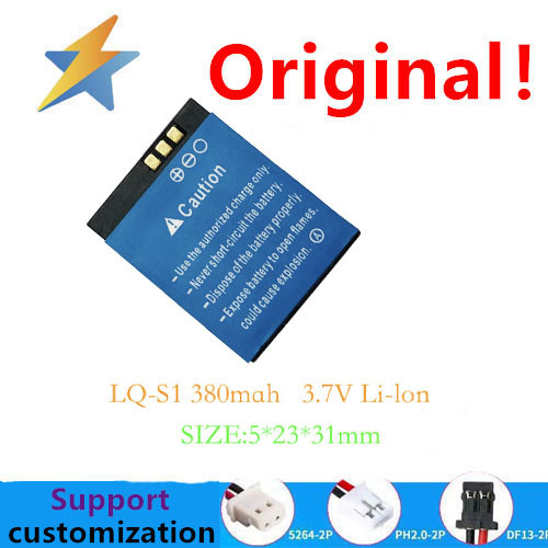 Blue leather high capacity LQ-S1 children's smart watch battery 380mah 3.7V lithium battery A1 Y1 bl