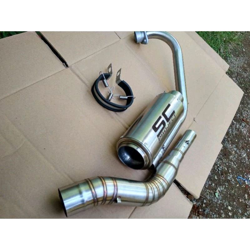 knalpot sc project buat motor satria Fu