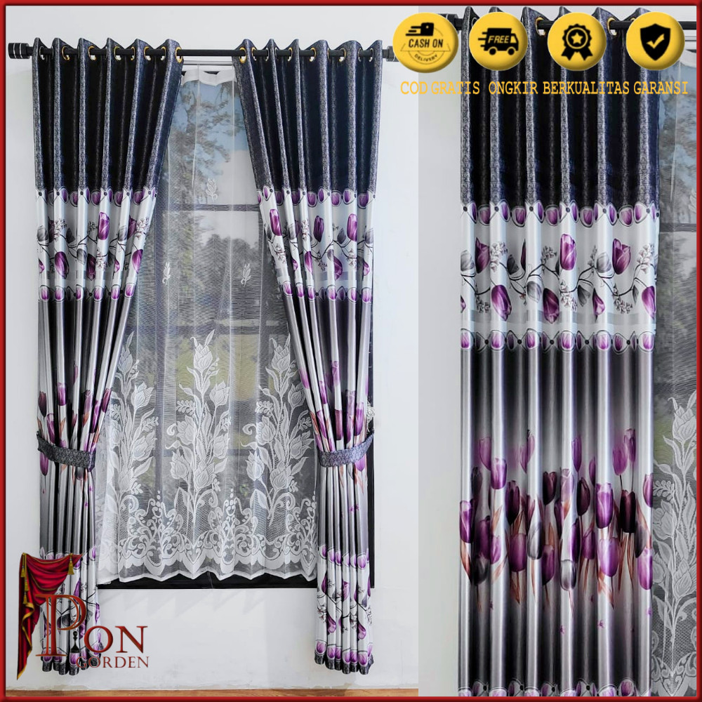 RUES.STORE GORDEN BLACKOUT - Korden jendela minimalis hordeng pintu kamar ruang tamu mewah elegan 20