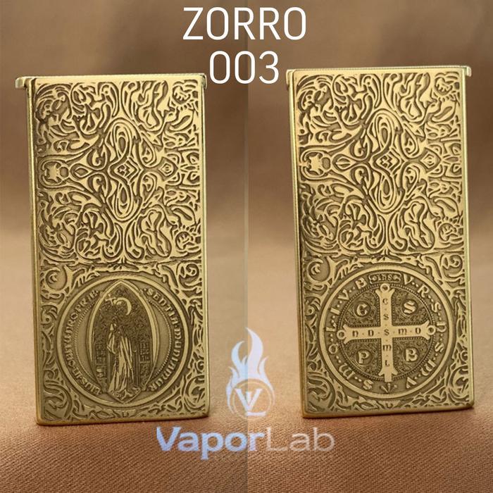 NEW korek api sumbu minyak zorro 753 slim vintage brass copper oil lighter - 2709 CROSS 003 PREMIUM