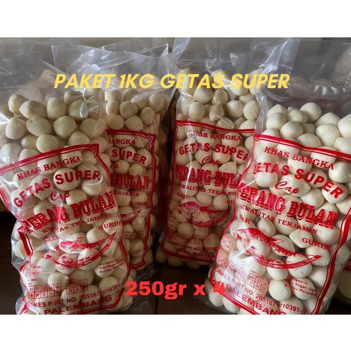 Hot Produk PAKET 1KG GETAS SUPER BANGKA - GETAS BULAT  Terbaik dan Terlaris