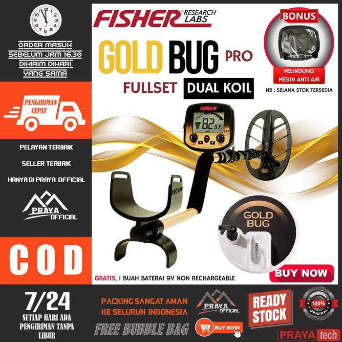 FISHER Gold Bug Pro Gold Silver METAL DETEKTOR DETECTOR EMAS LOGAM - GOLD BUG PRO