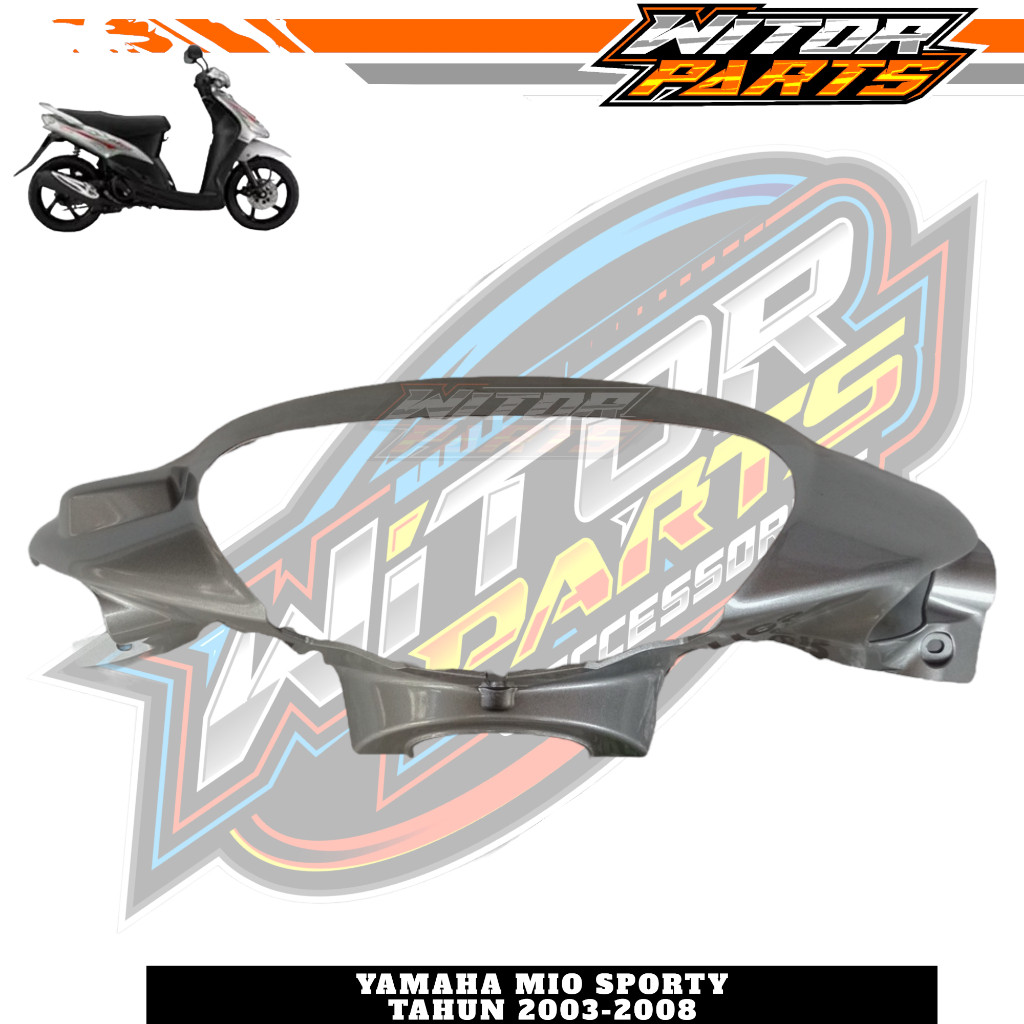 Batok Kepala Depan Mio Sporty Warna Silver 2004 2005 2006 2007 / Batok Lampu Depan Mio Sporty Mio La