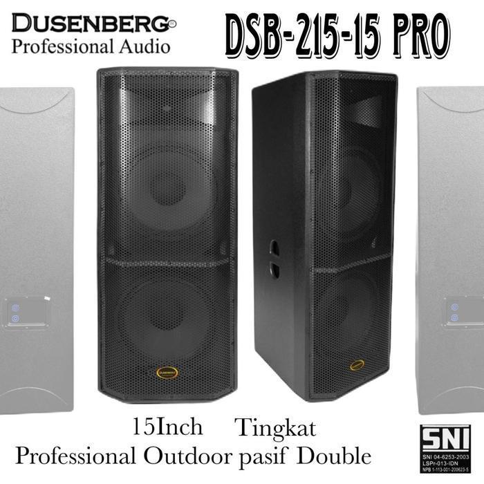 Speaker Pasif DUSENBERG Dobel 15 Inch DSB 215 - 15 Pro, Max 1000 Watt