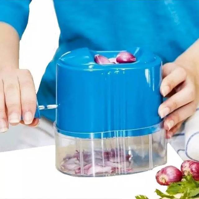 Alat Iris Bawang Manual / Pemotong Perajang Bawang Blender Giling Bumbu Dapur / Penghalus Bawang Mer