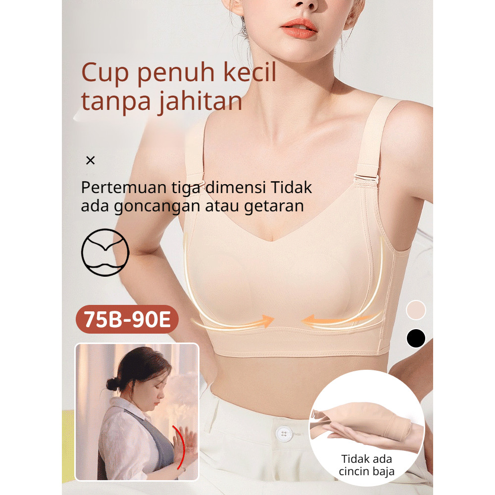 Solusi Payudara Besar Tampil Langsing  Bra Tanpa Jahatan Anti Kendur Nyaman Seharian / Bra Minimizer