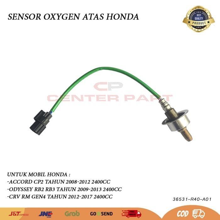 sensor oxygen oksigen O2 sensor knalpot gas buang bagian depan atau atas accord cp2 cr2 2008 2009 20