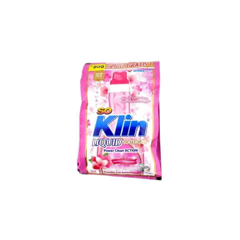 So Klin Detergen Cair Sakura Sachet 22 ml