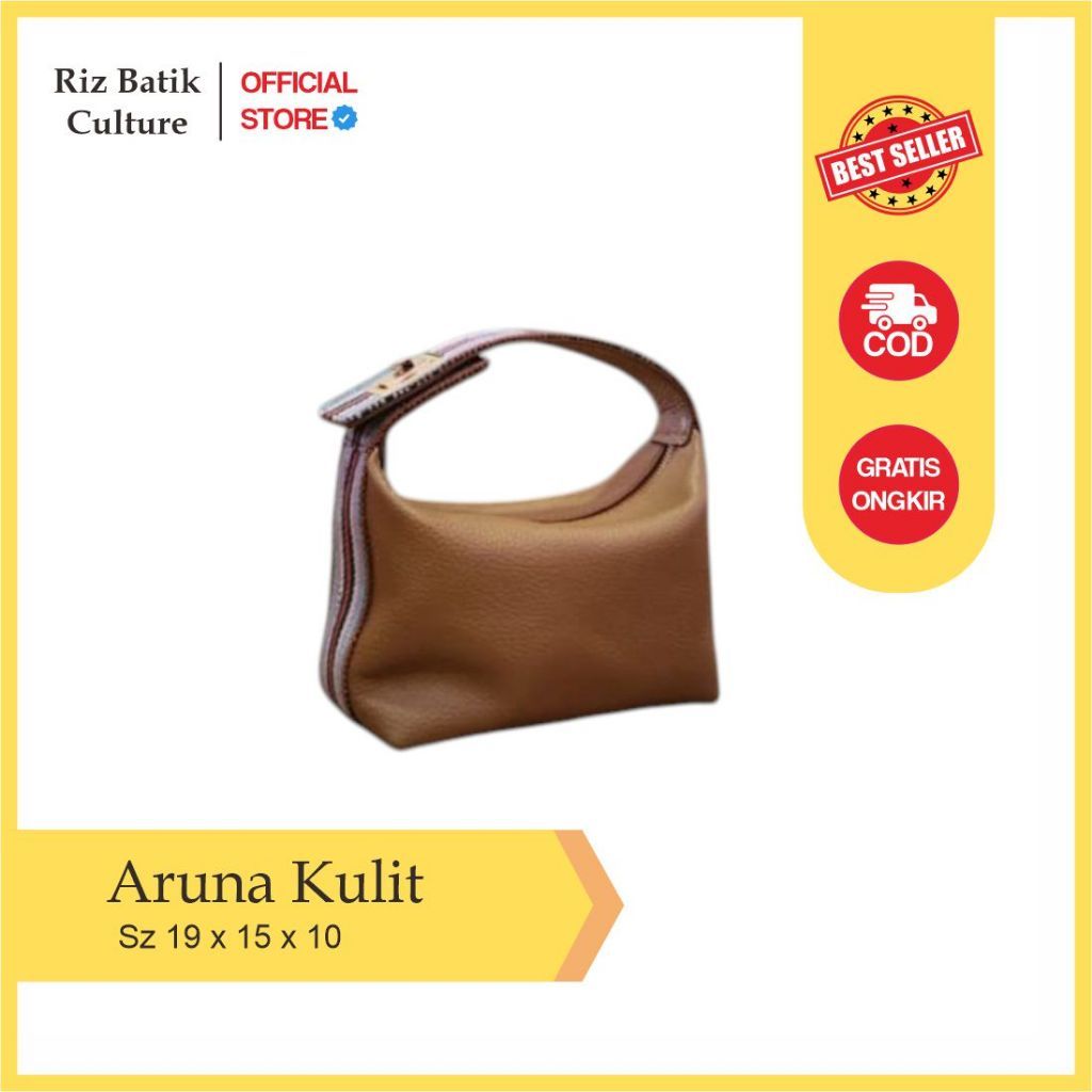 Riz Batik Culture Tas Aruna Kulit/Tas Batik/Tas Tenun/Tas Kulit/Tas ethnic/Tas Wanita