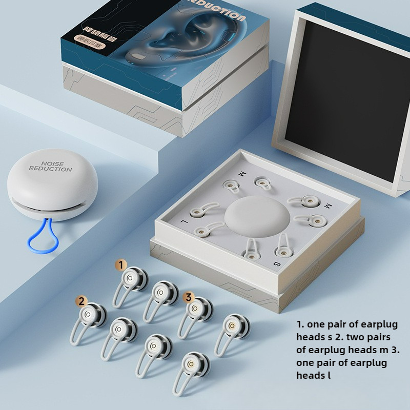 Noise Barrier Dual Effect Noise Canceling Ear Plugs Sleep Snoring Learning Noise Canceling Ear Plugs