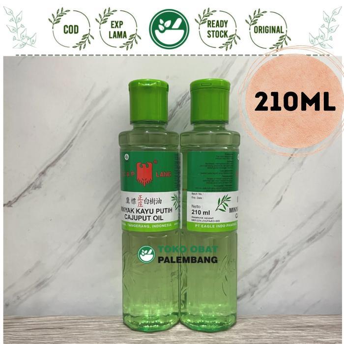 MINYAK KAYU PUTIH CAP LANG 210ML CAJUPUT OIL EAGLE BRAND EUCALYPTUS