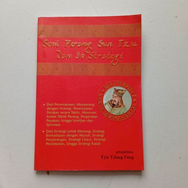 SENI PERANG SUN TZU DAN 36 STRATEGI by Tjio Tjiang Feng Original Bekas