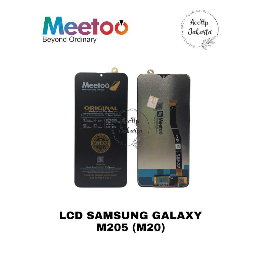 LCD Touchscreen Samsung M20 M205 LCD HANDPHONE Samsung M205 M20 Meetoo Black Original