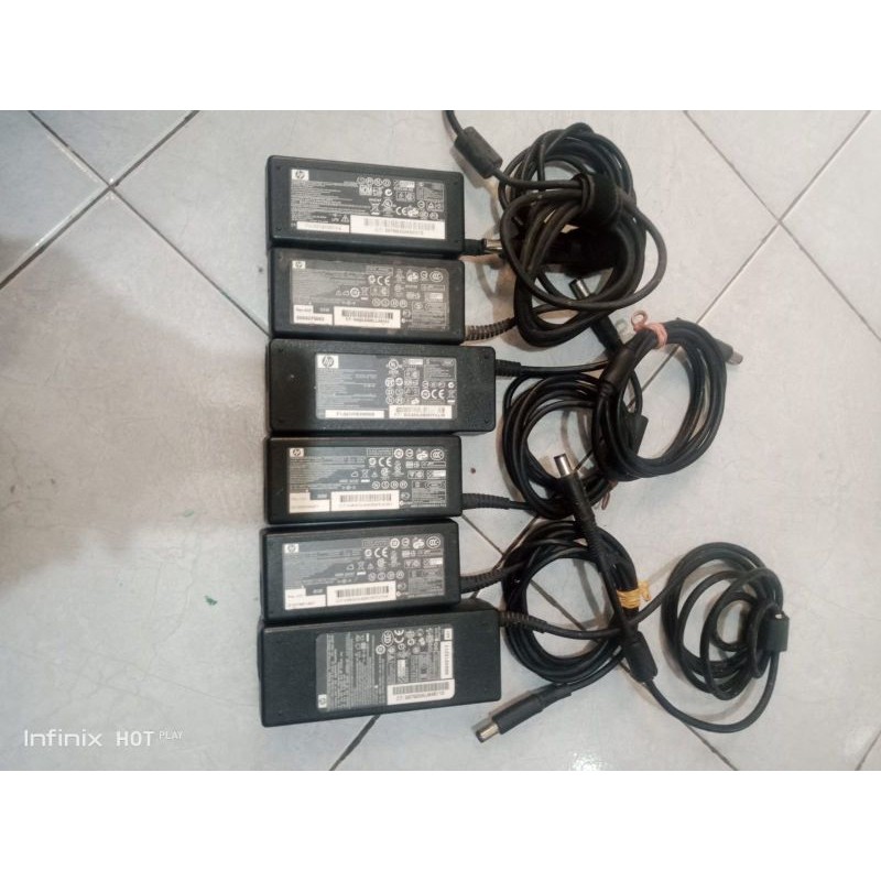 charger Laptop Hp Commpaq bekas copotan original