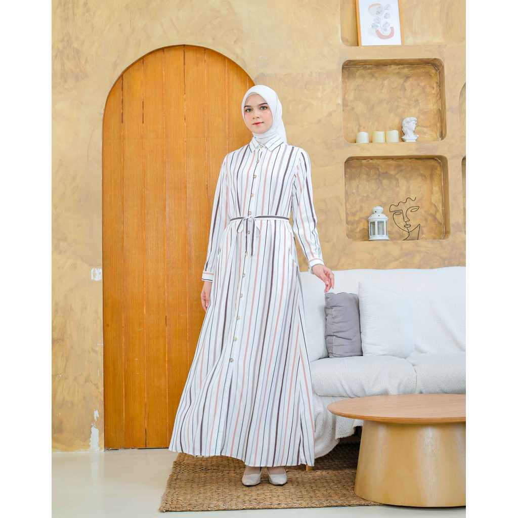 RILLEY - Gamis Yelise | Gamis Wanita Bahan Adem | Gamis Bahan Rayon Slup