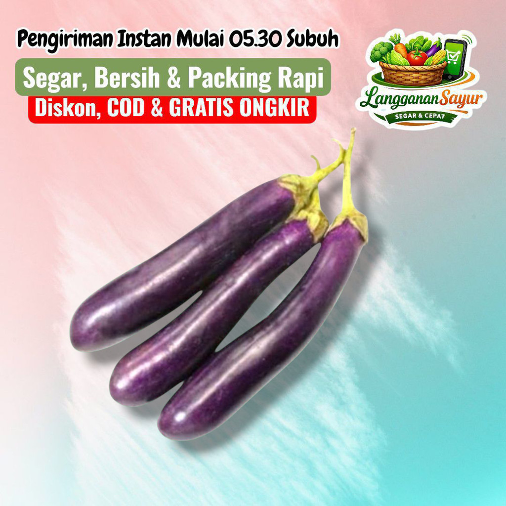 Terong Ungu -Langganan Sayur Palembang