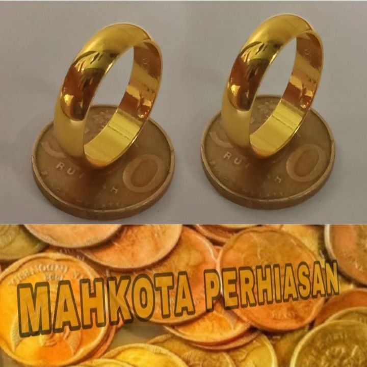 Cincin koin langkah terbuat dari koin 1991-1994 terlaris