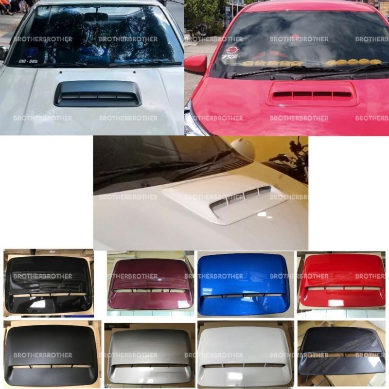 Air Flow Kap Scoop Mesin Mobil Universal Fortuner Pajero Agya Ayla Xpander Innova Avanza Calya Sigra
