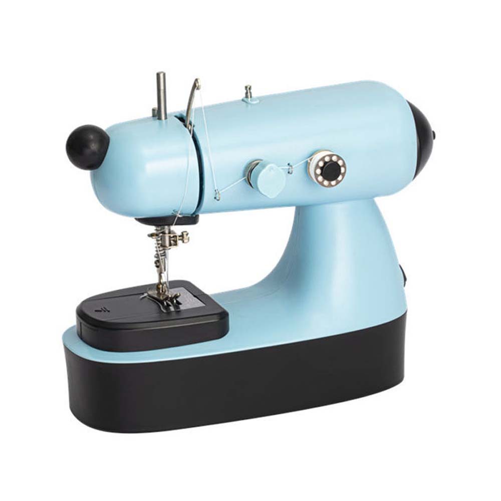 INNE Sewing Machine Mini Portable Household Night Light Foot Pedal Dual Speed Adjustment Double Thre