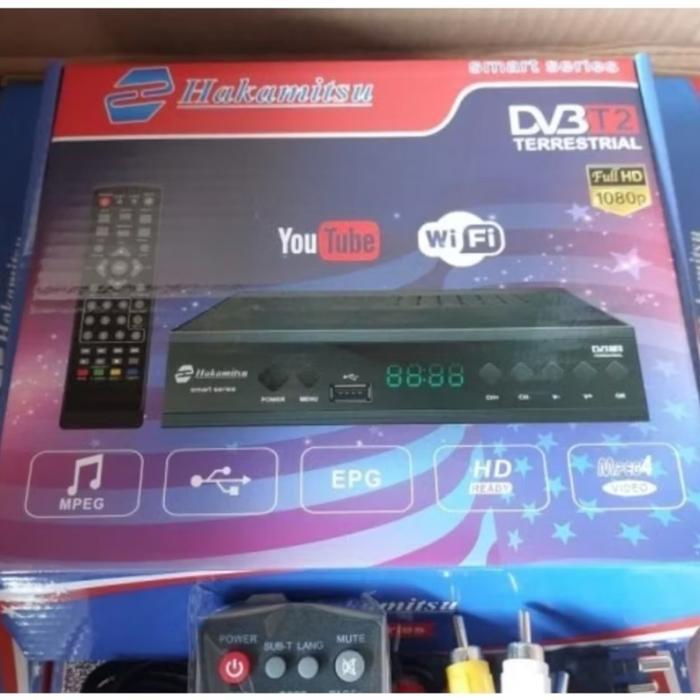 SET TOP BOX SANEX PENERIMA SIARAN TV DITAL MPEG4 DVB-T2