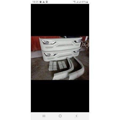 Bemper depan canter model sigra set spakbor poksian