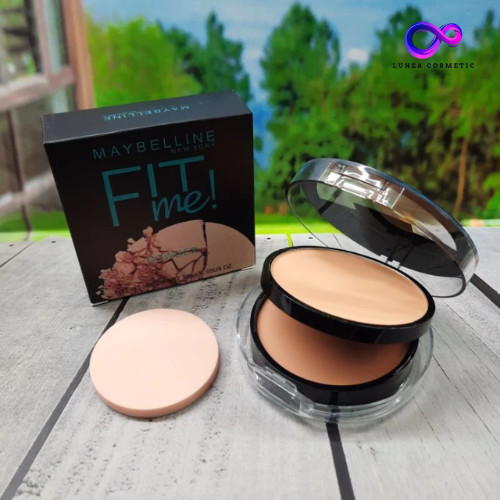 Bedak Fit Me Maybelline 2in1 Foundation + Bedak Kering [ LUNEA COSMETIC ]