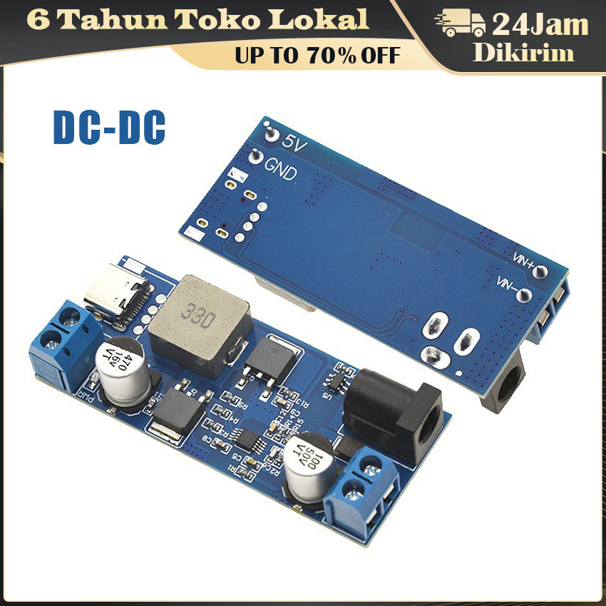 Step Down DC-DC XY-3606 5V 5A / Buck Converter Penurun Tegangan 12V 24V Ke 5V Arus Besar Modul Power