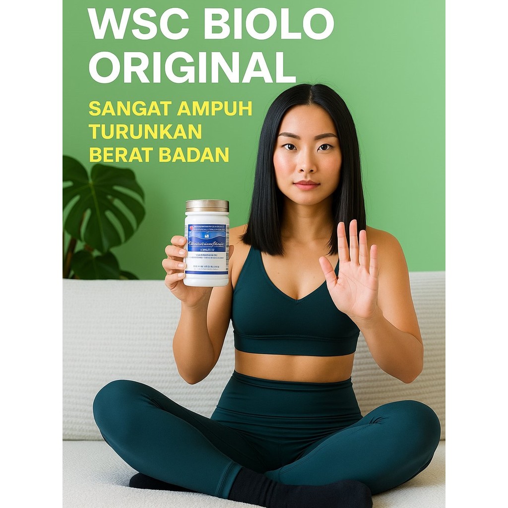 PELANGSING BIOLO  100% ASLI ORI DANTERPERCAYA Pelangsing wsc biolo obat diet super penurun berat bad