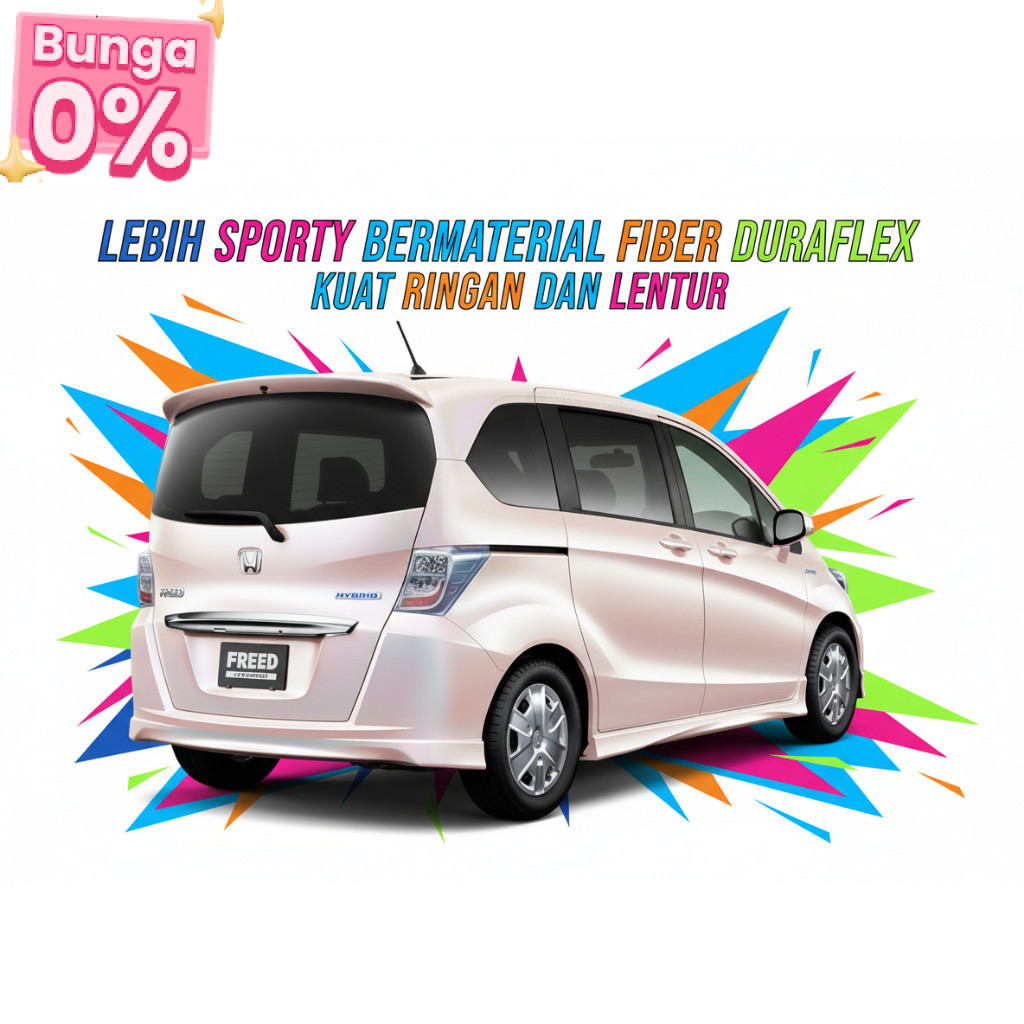 cicilan 0% BODYKIT HONDA FREED HYBRID 2009-2015 BUMPER FREED BEMPER FREED
