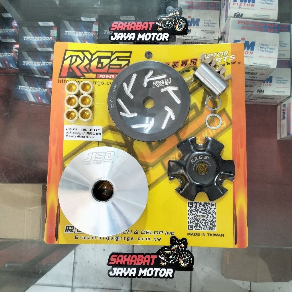 Big Pulley Set RRGS Rumah Roller Set RRGS Mio Soul Mio Smile Mio Sporty Nouvo Fino Karbu