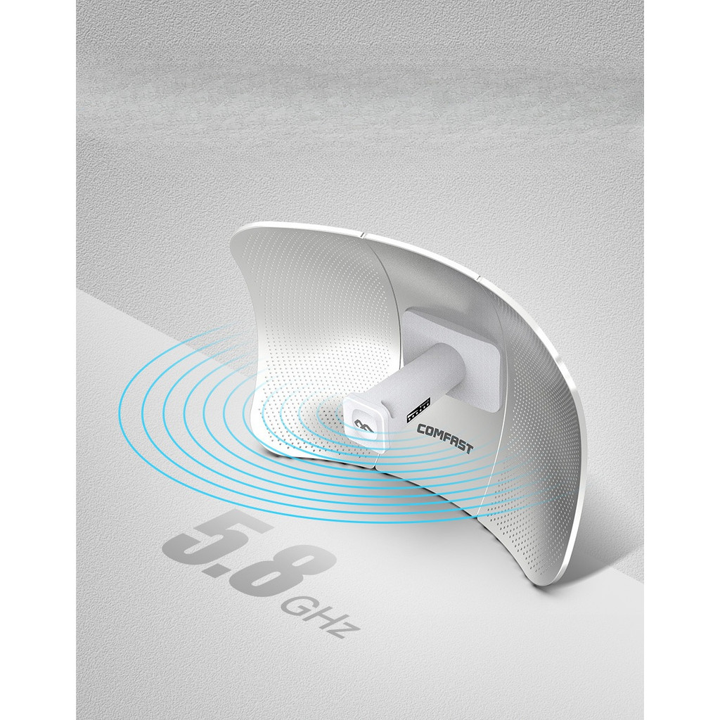 COMFAST Outdoor Access Point 900Mbps Long Range CPE 5GHz Wireless Bridge 23dBi Transmission 1125km A