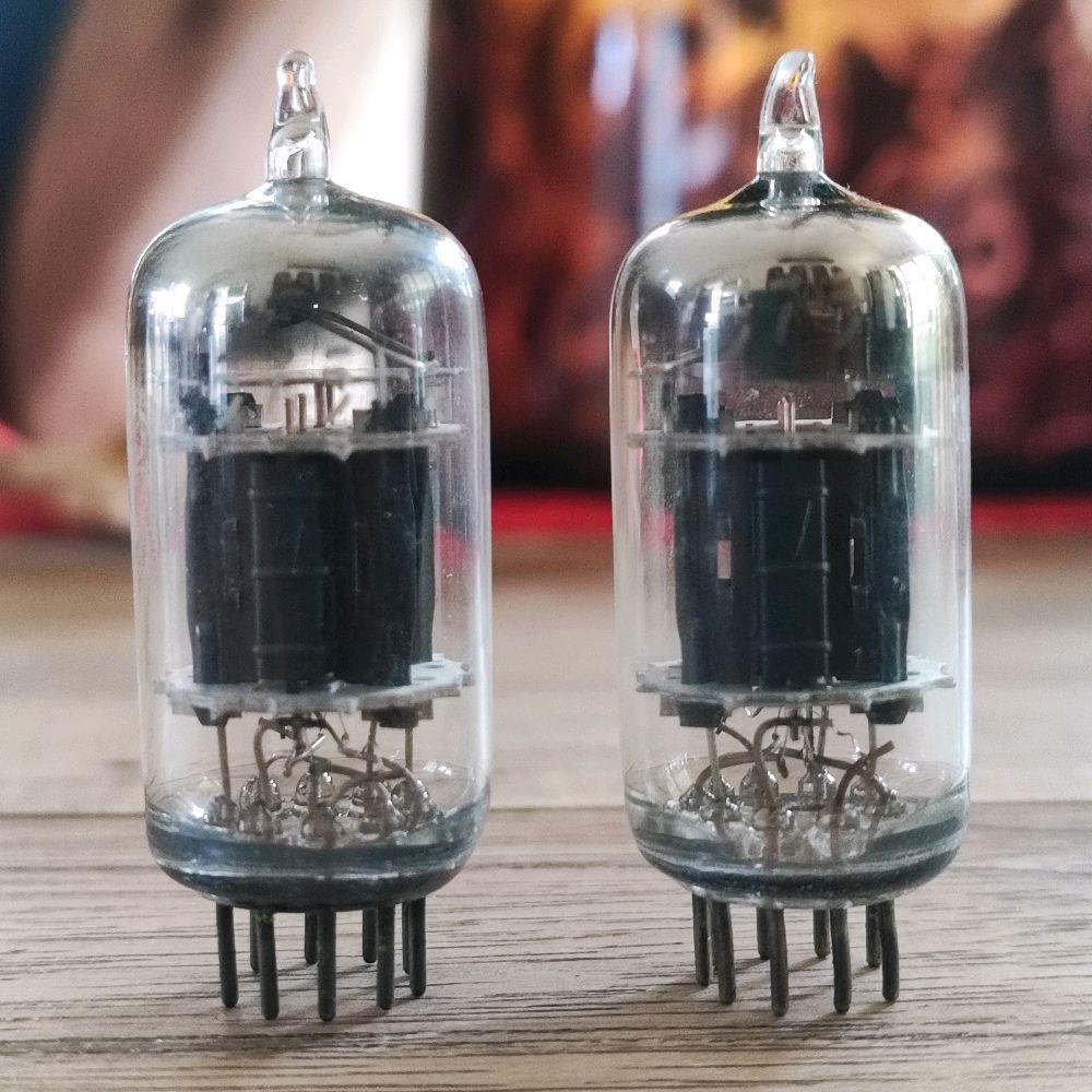 NOS GE Triple Mica Black Plate D Getter 5751 / 12AX7 / ECC83 Tabung Preamp Vacuum Tube